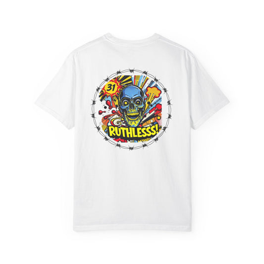 Comfort Colors Retro Funk Skull Tee - Y2K Streetwear Graphic Shirt